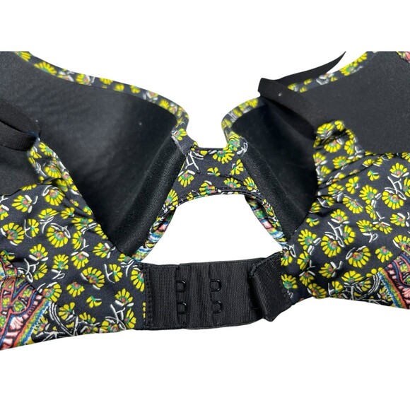 Victoria’s Secret Very Sexy Push-Up Bra 34C Multicolor Paisley‎ Print Underwire - Picture 6 of 7